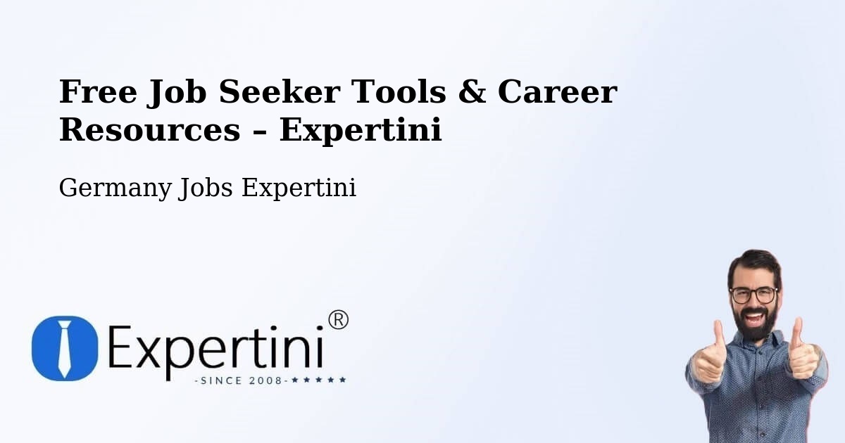 Free Job Seeker Tools & Career Resources – Mülheim Kärlich - Mülheim Kärlich, Germany Jobs Expertini